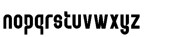 Pushkey Regular Font LOWERCASE