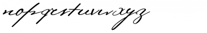 Pushkin Script High Font LOWERCASE