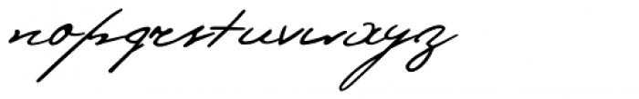Pushkin Script Low Font LOWERCASE