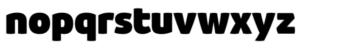 Pusia Nova Black Font LOWERCASE
