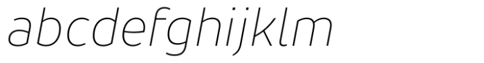 Pusia Nova Thin Italic FONT