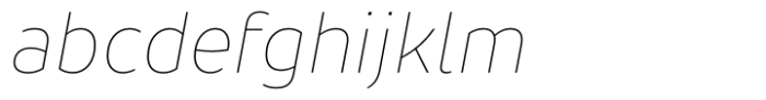 Pusia Nova Ultra Thin Italic FONT