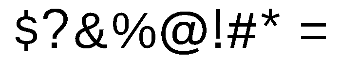 Publica Regular Instance Font OTHER CHARS