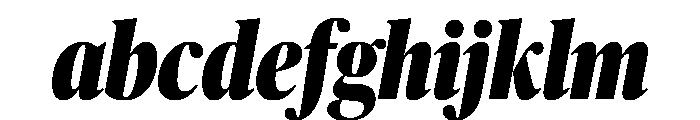 Publico Banner Condensed Black Italic FONT