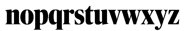 Publico Banner Condensed Black Font LOWERCASE