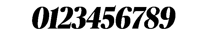 Publico Banner Condensed Extrabold Italic Font OTHER CHARS