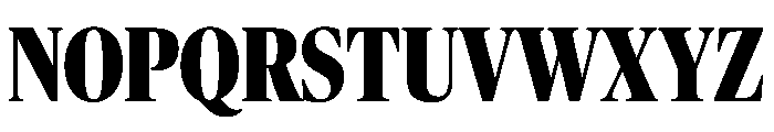 Publico Banner Condensed Extrabold Font UPPERCASE