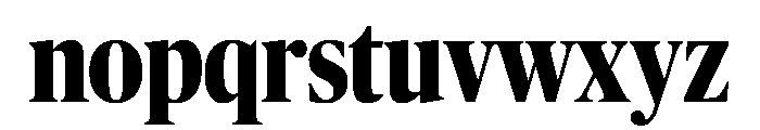Publico Banner Condensed Extrabold Font LOWERCASE
