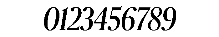 Publico Banner Condensed Italic Font OTHER CHARS