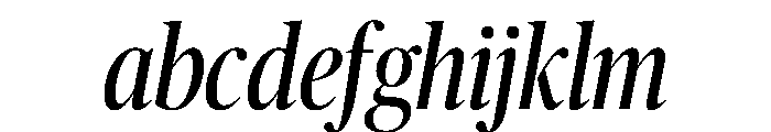 Publico Banner Condensed Italic FONT