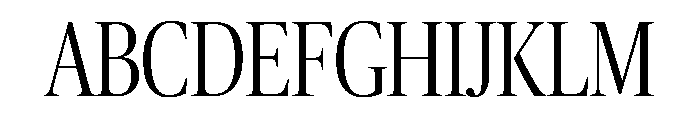 Publico Banner Condensed Light Font UPPERCASE