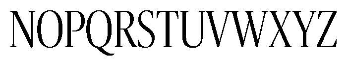 Publico Banner Condensed Light Font UPPERCASE