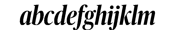 Publico Banner Condensed Medium Italic FONT