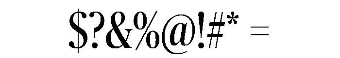 Publico Banner Condensed Roman Font OTHER CHARS