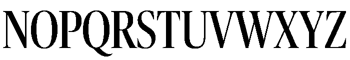 Publico Banner Condensed Roman Font UPPERCASE