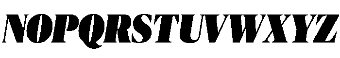 Publico Banner Condensed Ultra Italic Font UPPERCASE