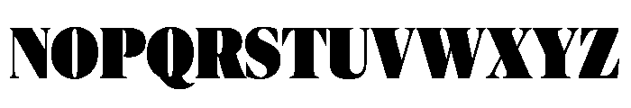 Publico Banner Condensed Ultra Font UPPERCASE