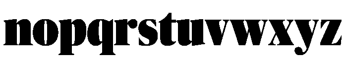 Publico Banner Condensed Ultra Font LOWERCASE