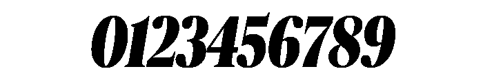Publico Banner X Condensed Black Italic Font OTHER CHARS