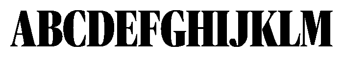 Publico Banner X Condensed Black Font UPPERCASE