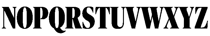 Publico Banner X Condensed Black Font UPPERCASE