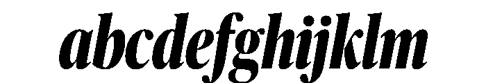 Publico Banner X Condensed Bold Italic FONT