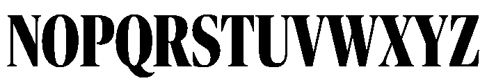 Publico Banner X Condensed Bold Font UPPERCASE