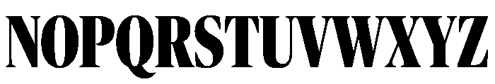 Publico Banner X Condensed Extrabold Font UPPERCASE