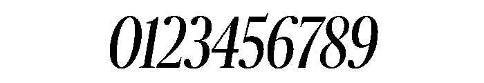 Publico Banner X Condensed Italic Font OTHER CHARS