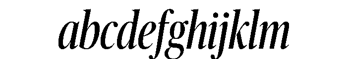 Publico Banner X Condensed Italic FONT