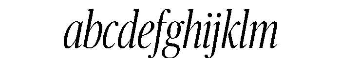 Publico Banner X Condensed Light Italic FONT