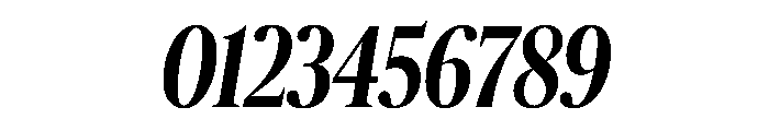 Publico Banner X Condensed Medium Italic Font OTHER CHARS