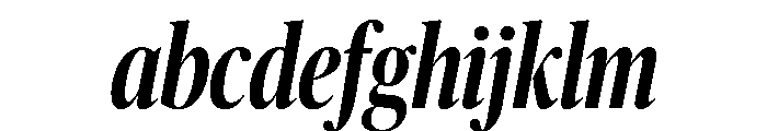 Publico Banner X Condensed Medium Italic FONT