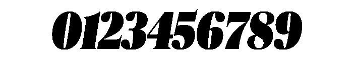 Publico Banner X Condensed Ultra Italic Font OTHER CHARS