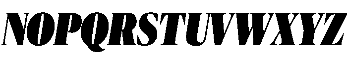 Publico Banner X Condensed Ultra Italic Font UPPERCASE