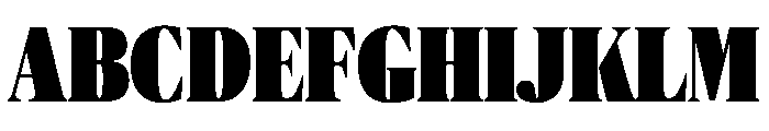 Publico Banner X Condensed Ultra Font UPPERCASE