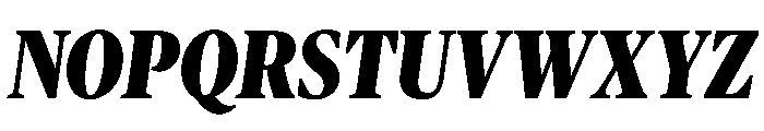 Publico Headline Condensed Black Italic Font UPPERCASE