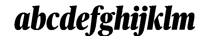 Publico Headline Condensed Black Italic FONT