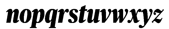 Publico Headline Condensed Black Italic Font LOWERCASE