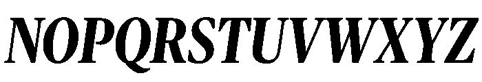 Publico Headline Condensed Bold Italic Font UPPERCASE