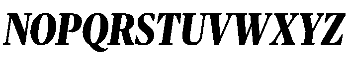 Publico Headline Condensed Extrabold Italic Font UPPERCASE