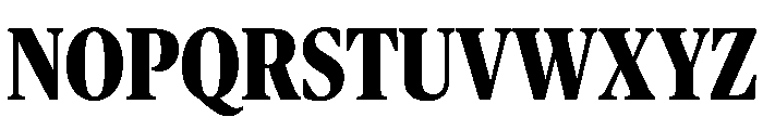 Publico Headline Condensed Extrabold Font UPPERCASE