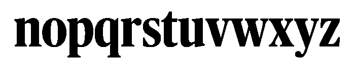 Publico Headline Condensed Extrabold Font LOWERCASE