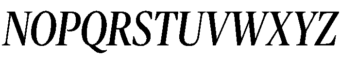 Publico Headline Condensed Italic Font UPPERCASE