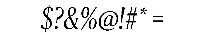 Publico Headline Condensed Light Italic Font OTHER CHARS