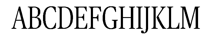 Publico Headline Condensed Light Font UPPERCASE