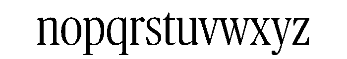 Publico Headline Condensed Light Font LOWERCASE