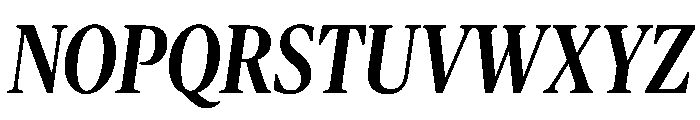Publico Headline Condensed Medium Italic Font UPPERCASE