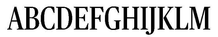 Publico Headline Condensed Roman Font UPPERCASE