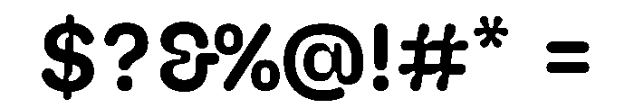 Puget Regular Font OTHER CHARS
